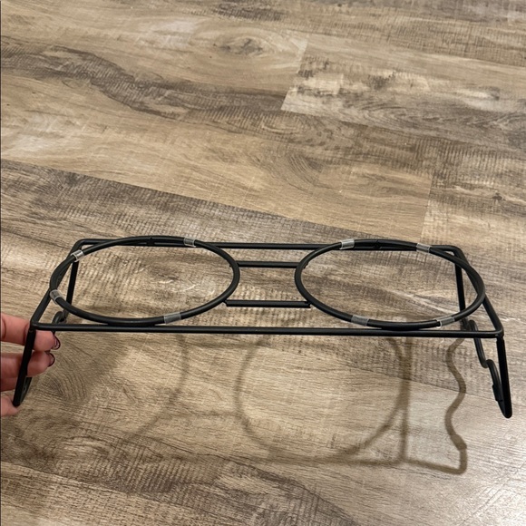 Black Metal Pet Bowl Stand - Picture 5 of 6